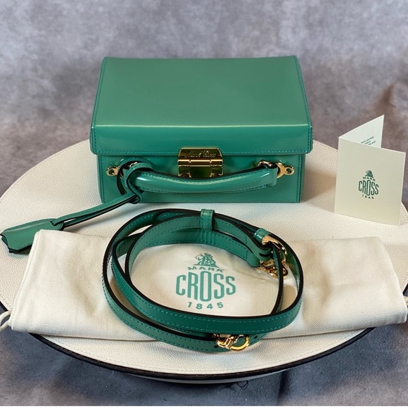Mark Cross Grace Small Box Purse Bag - Picture 1 of 14